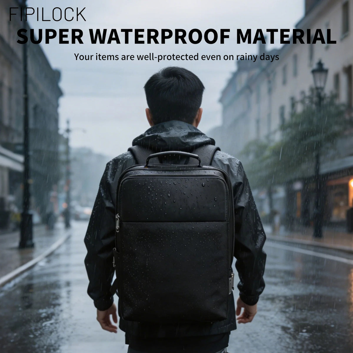 School Bag Backpacks Travel Bags Laptop for Men and Woman with Smart Fingerprint Unlock Biometric Smart Anti-Theft