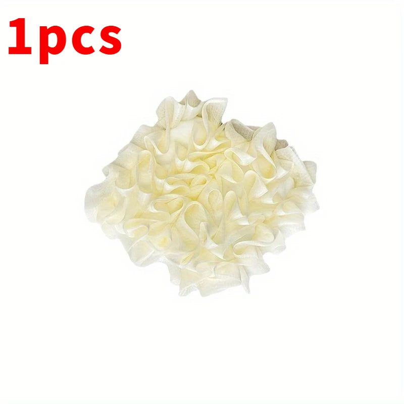 Soft Loofah Sponge Bath Ball 2-In-1 Exfoliating Shower Ball with Soap Dispenser for Men and Women