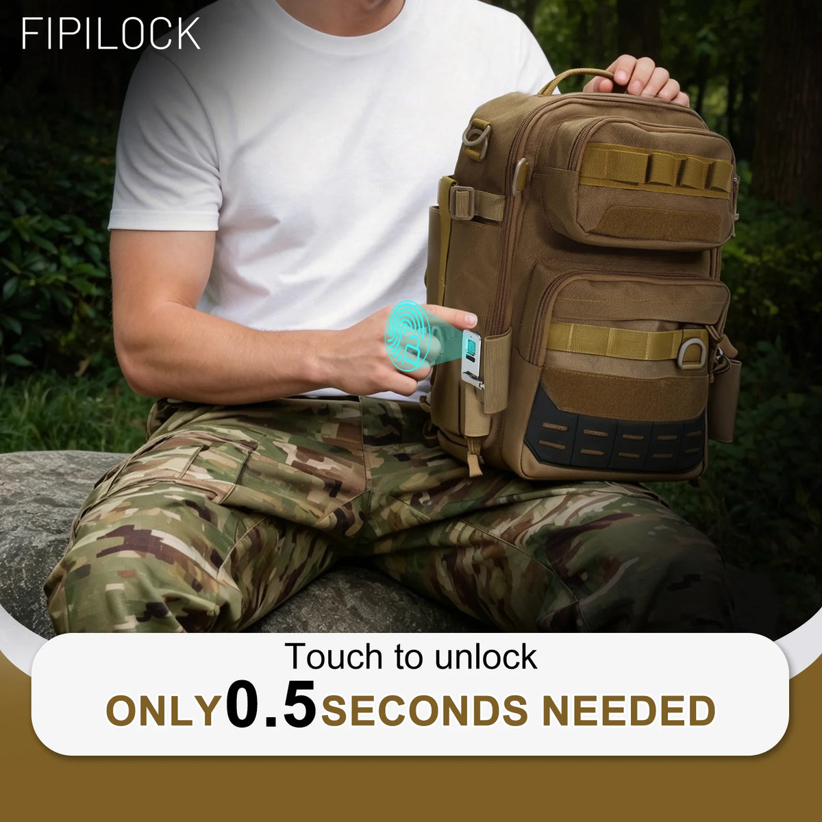 Travel Backpack School Bag with Fingerprint Unlock Suitable for Anti-Theft and Anti-Burglarycabin Bags Laptop Business
