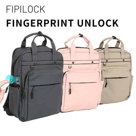 School Bag School Backpacks Travel Airplane Cabin Backpack for Men and Woman with Smart Fingerprint Unlock Laptop