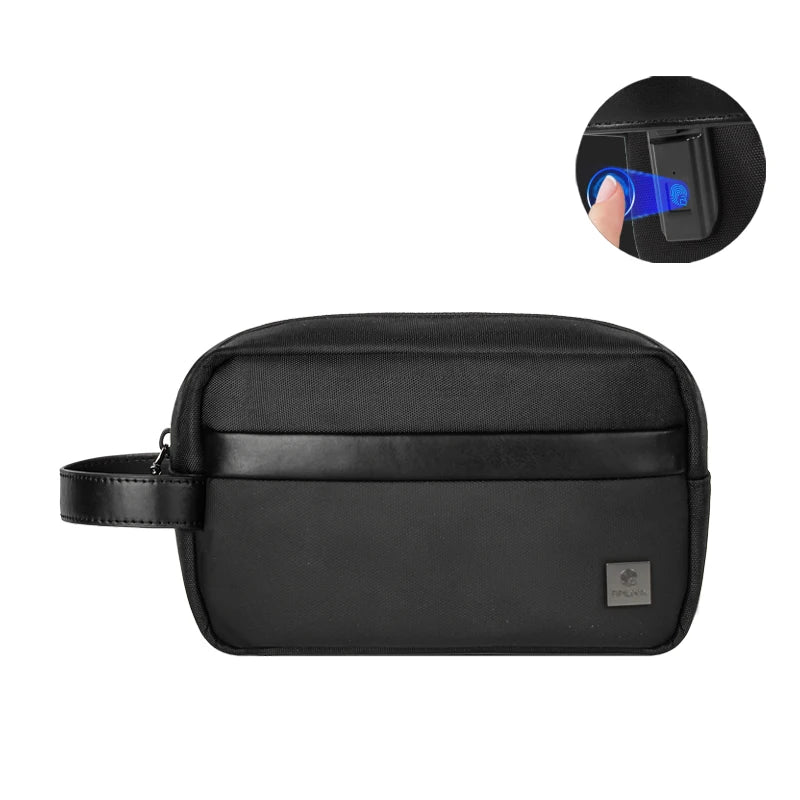 Smart Fingerprint Unlock Anti-Theft Clutch Bag for Women and Men - Versatile Handbag and Wristlet for Credit Cards and Mobile Phones